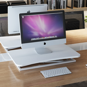 Height Adjustable Sit Stand Desk <strong>Computer</strong> Monitor Laptop <strong>Use</strong> Standing Desk Table With <strong>Keyboard</strong> Tray - Product Image 5
