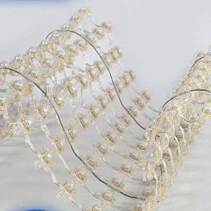 Flessibile LED tenda rete costruzione sfondo Mesh schermo per la pubblicità trasparente Video parete esterna su misura IP67 - Product Image 3
