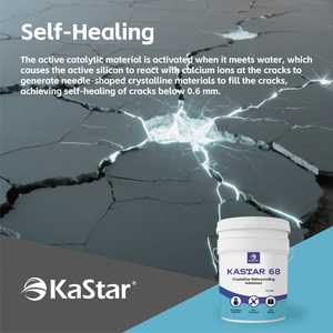 Hợp chất chống thấm tinh thể Kastar 68 cho đường hầm, lớp phủ lỏng gốc nước, thân thiện với môi trường - Product Image 2