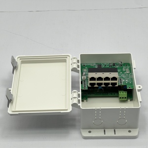Interruttore POE impermeabile 24V POE per monitoraggio esterno a 8 porte IP65