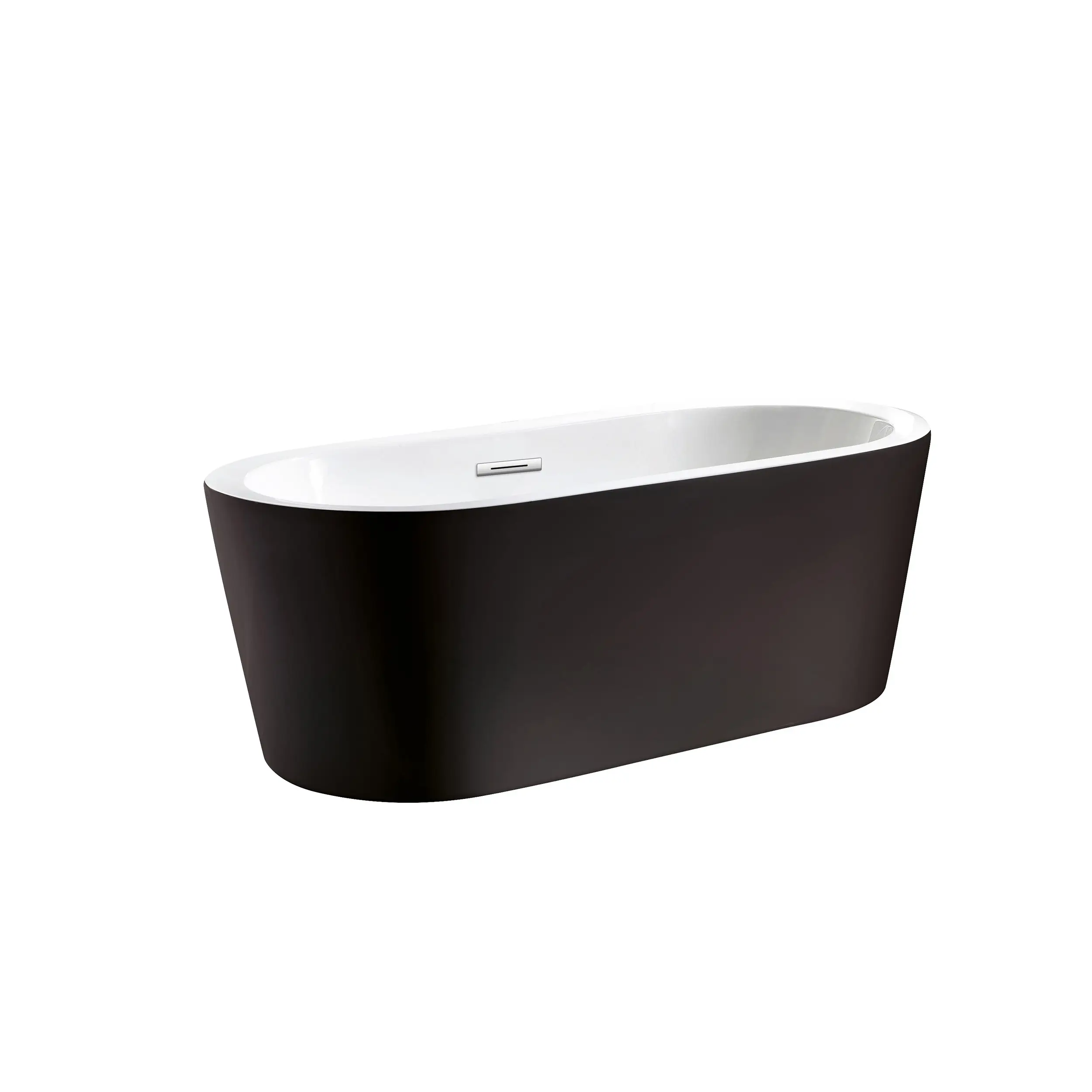 Bañera de baño ovalada moderna de China, Color negro, acrílica
