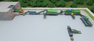 Municipal Solid Waste Sorting Line Ausrüstung Solid City Waste Sorting System Manuelle Sortier plattform - Product Image 5