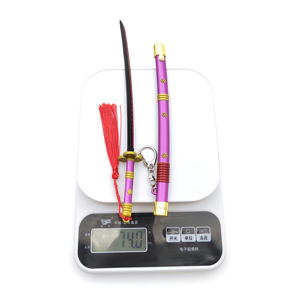 Özel Mini kılıç Metal mor Mini sihirli kılıç anahtarlık küçük Anime kılıç tek parça roronoa zoro için - Product Image 4