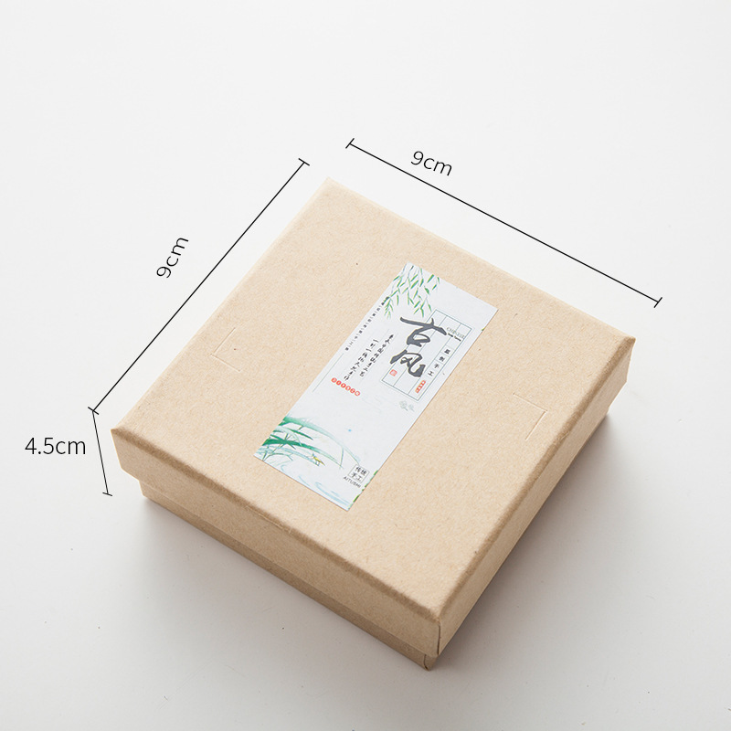 Boîte à sachet en papier kraft (sachet non inclus)