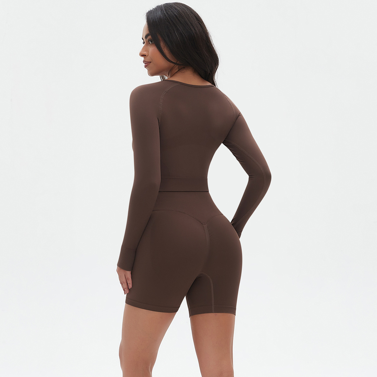 Brown yoga sets