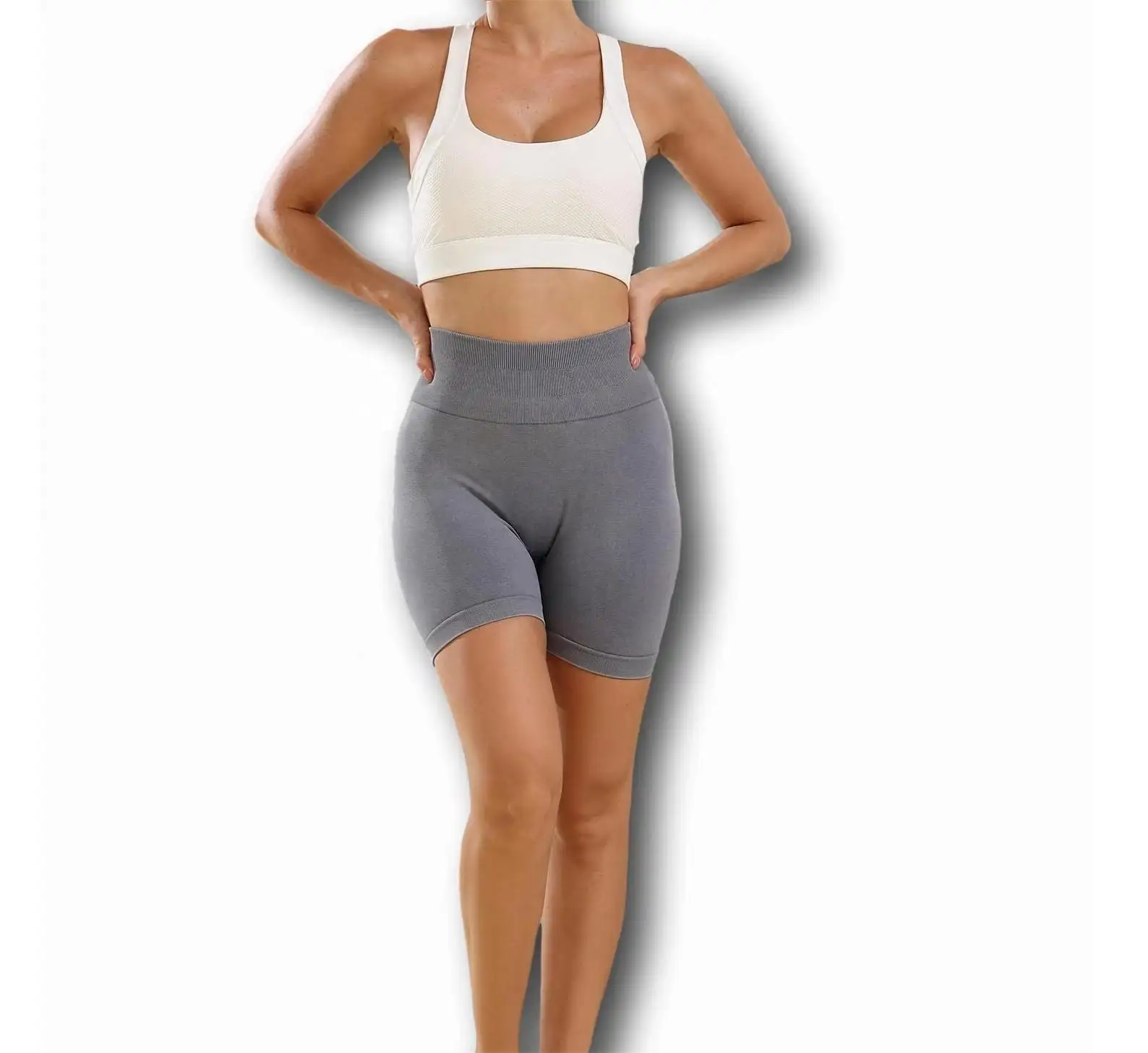 Weibliche elastische Stein gewaschen gute Qualität Yoga Shorts Großhandel Yoga Active wear