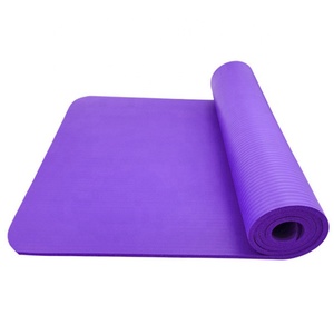 Yüksek yoğunluklu NBR <span class=keywords><strong>Yoga</strong></span> paspaslar ile taşıma kayışı kaymaz ekstra kalın 15mm büyük boy spor paspaslar için iki kişi