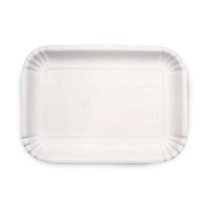 Elite Aliment Series Food Grade Rectangular <strong>Paper</strong> Tray - Recyclable Cake Serving Tray Cake Plates For Displays - 19,<strong>5</strong> <strong>X</strong> 13,<strong>7</strong> cm - Product Image 1