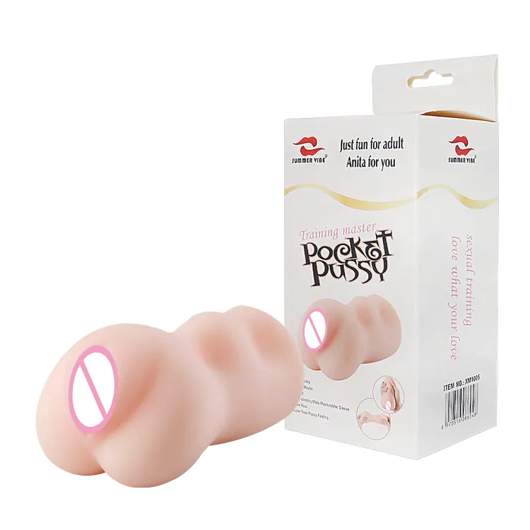 Precio barato TPE 3D Pocket Pussy Masturbadores masculinos Juguetes Sexuales Coño realista Vagina Culo para hombres Juguetes sexuales adultos para hombres