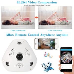 高品质IP 1.3 MP鱼眼镜头360度全景IP VR 360鱼眼摄像机用于天花板摄像机，价格优惠 - Product Image 6