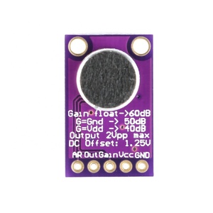 MAX9814 Automatic Gain Control MIC <strong>Microphone</strong> Sound Amplifier Board <strong>For</strong> <strong>Arduino</strong> MAX9814
