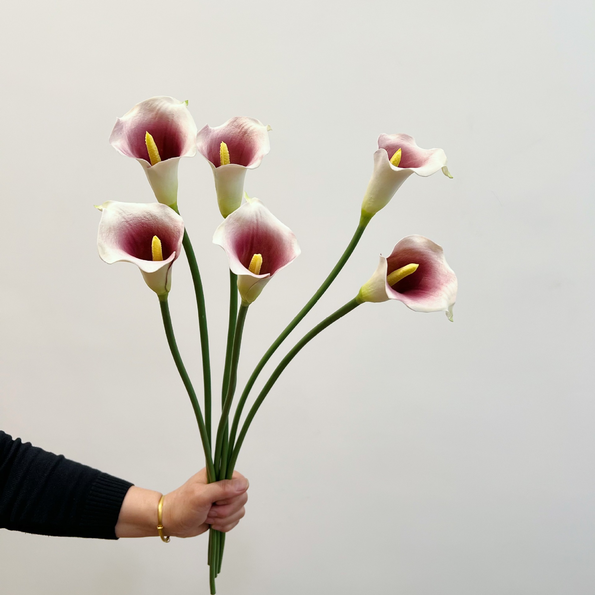 Pu calla lily croissant-violet clair