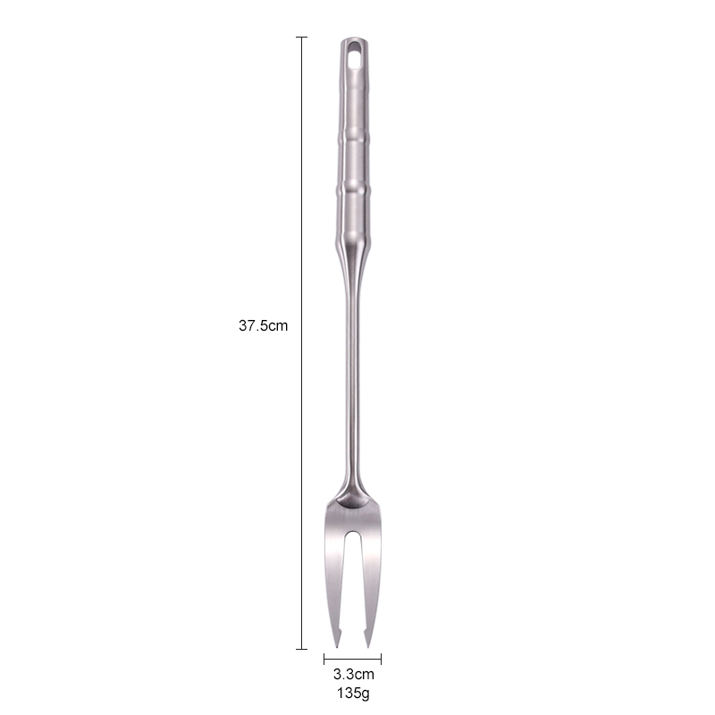 Fourchette à viande en argent