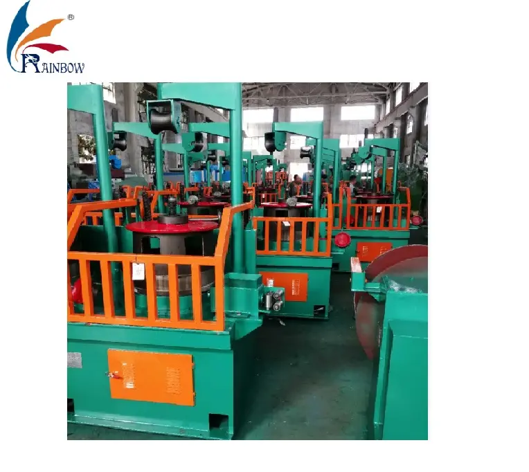 Máquina de trefilado de alambre de cobre de tipo lineal de fabricación china para máquinas de trefilado de alambre plano de hierro