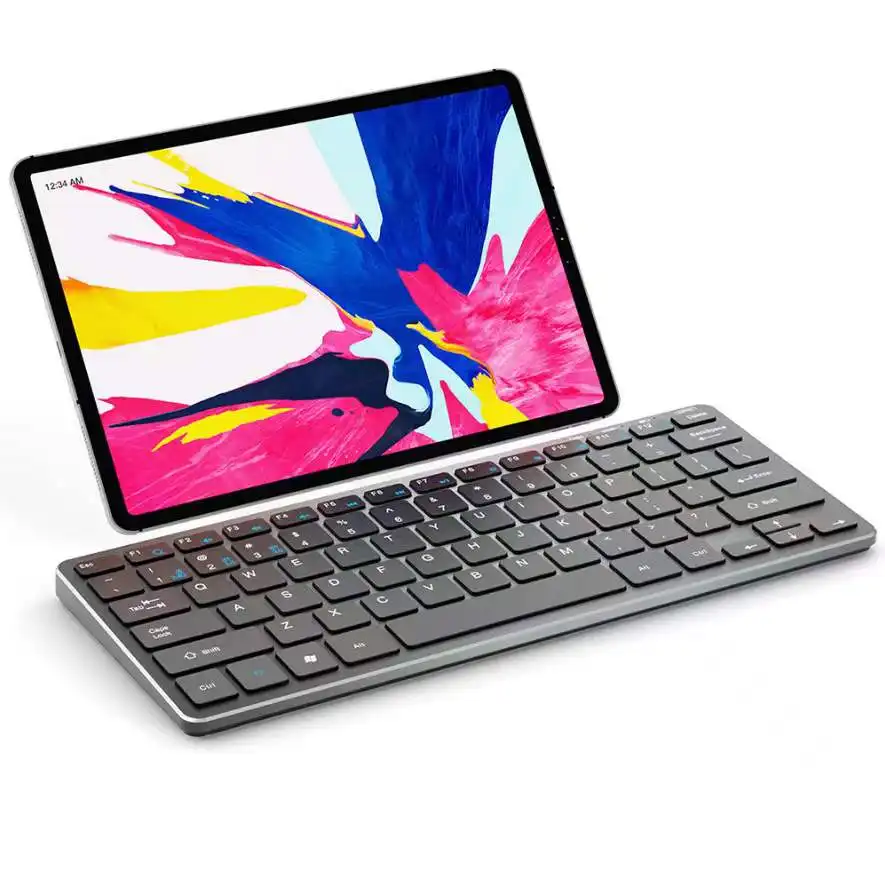 Fast Charging Dual Mode BT 5.0 Rechargeable Wireless Keyboard For iPad