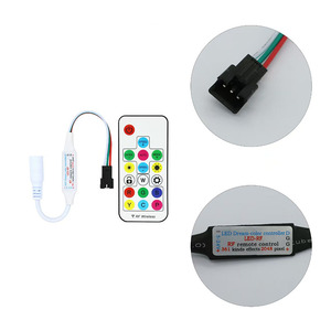WS2811 Controller RF-adressierbare RGB-IC-LED-Fernbedienung Timer-Funktion RGBIC-LED-Streifens teuerung Pixel String Light Strip