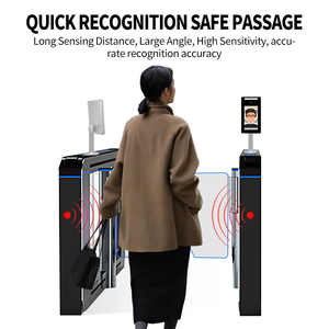 SWS New Design Eingangs sicherheit Drehkreuz Speed Gate Drehkreuz Qr Kartenleser Zugangs kontrolle mit bürstenlosem Motor - Product Image 5