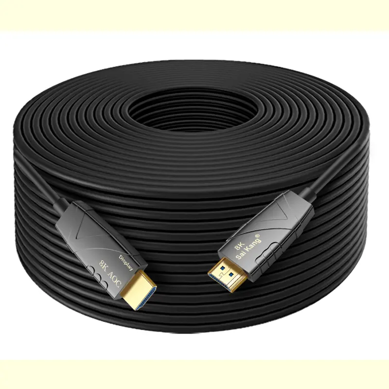 Câble USB hdmi 3D, longueur 50/100/150/200/250/300m, 8k, Type C, DVI, fibre de haute qualité