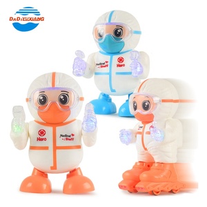 แบตเตอรี่ดำเนินการเต้นรำพลาสติกหมอหุ่นยนต์ของเล่นเพื่อการศึกษา Toy_Robot - Product Image 2