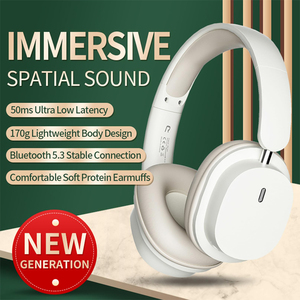 T2 Tai nghe không dây Over-Ear siêu dài tuổi thọ pin 5.3 thẻ chèn FM gấp tai nghe stereo - Product Image 2