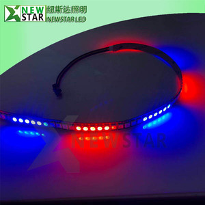 Цифровая Светодиодная лента HD107S пиксель RGB на заказ 30/60/72/144 светодиодов/м DC5V 12 мм Ширина IP20 Bulit-in IC RGB светодиодная лента освещения - Product Image 1
