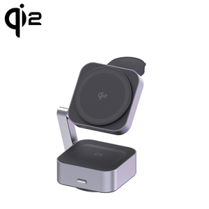 Qi2 3-in-1 Electric Vacuum Wireless <strong>Charger</strong> with Magnetic Type OTP Protection PD 3.0 Function Compatible for iPhone 16 17 - Product Image 3