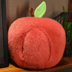 Peluş oyuncak fabrika toptan özel kirpi elma atmak yastık, eğlenceli oyuncak özel, bir elma ve bir kirpi birlikte sığabilecek - Product Image 3