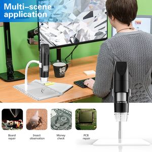 OEM/ODM Digital <strong>Microscope</strong> USB Connection Photo Video Wifi Wireless 2MP HD 1080P 1000X <strong>Mini</strong> <strong>LED</strong> <strong>Microscope</strong> for Jewelry Detection - Product Image 2