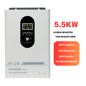 带可触摸彩色显示屏的ESG混合太阳能逆变器3KW 5kw 5.5kw 6.2kw并网，用于家庭光伏输入逆变器 - Product Image 1
