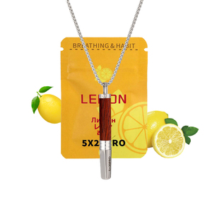 Inhaler Minyak Esensial Aromaterapi Nasal, Inhaler Berhenti Merokok Bentuk Perhiasan, Liontin <span class=keywords><strong>Diffuser</strong></span> Kayu untuk Minyak Esensial - Product Image 2