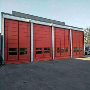 Industrial Factory Yellow Blue <strong>Red</strong> Color Automatic Fast <strong>PVC</strong> Zipper <strong>Doors</strong> Fast Opening Closing Roller <strong>Door</strong> With Remote Control - Product Image 3