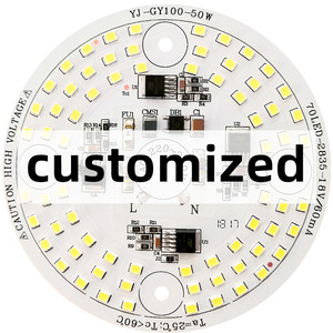 โรงงานการจัดส่ง220V 50W 105 Lm/W Driverless AC SMD อลูมิเนียม DOB LED PCB สำหรับ LED ทำงาน - Product Image 2