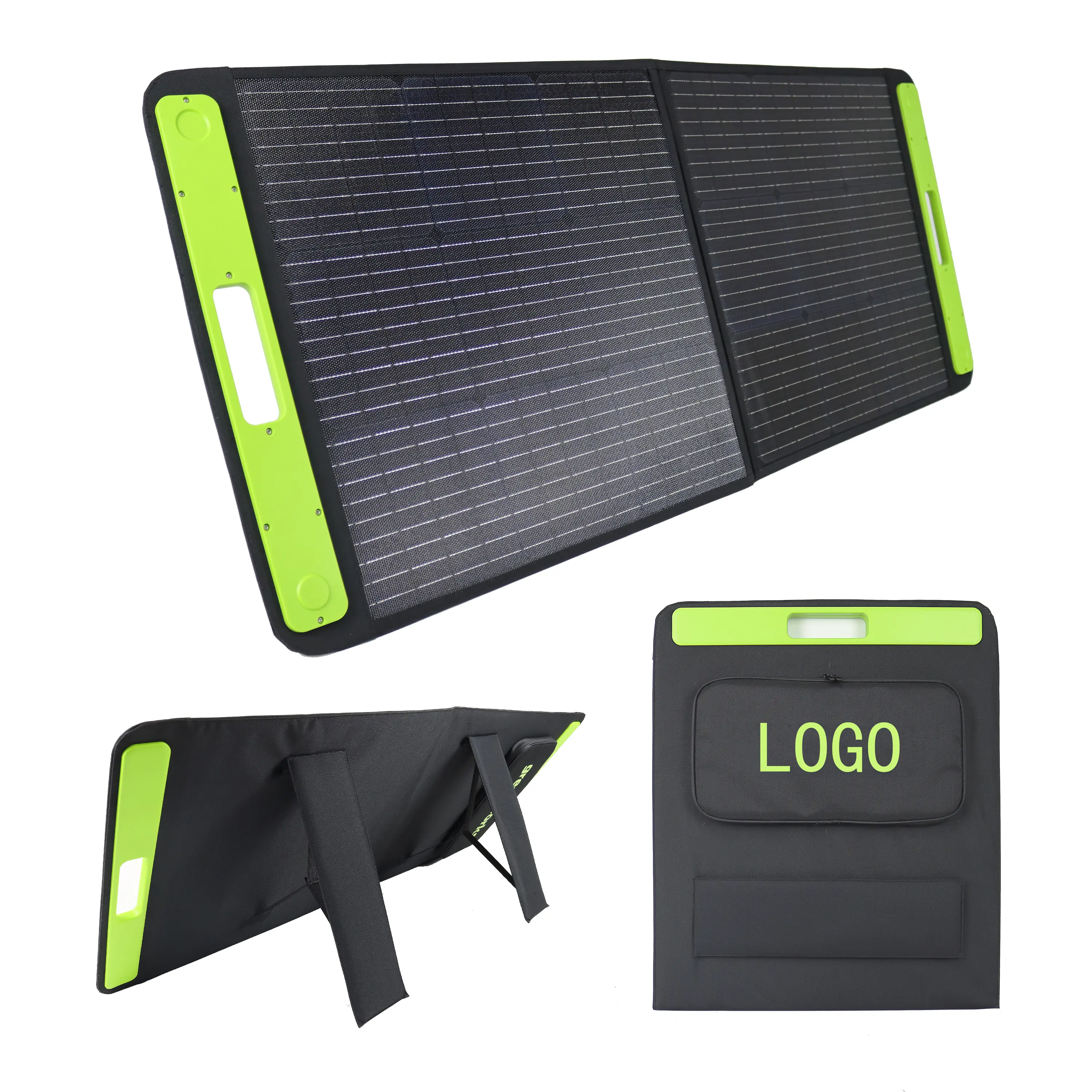 आउटडोर पोर्टेबल 100w तह सौर पैनलों campers के लिए foldable सौर पैनल किट