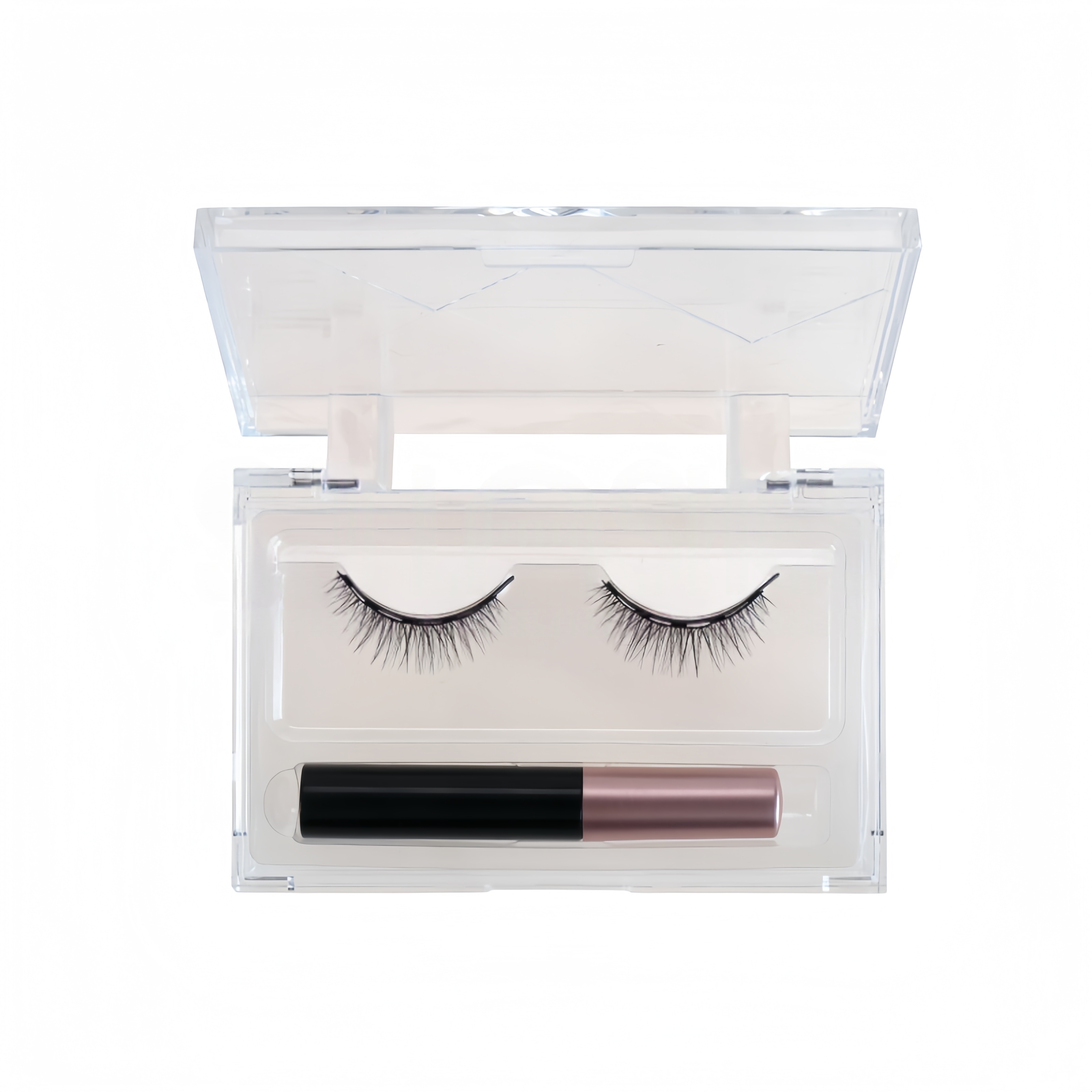 1 pair eyelashes + magnetic eyeliner