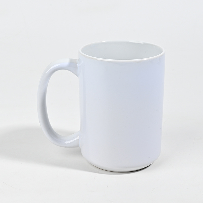 Tazza bianca da 15oz