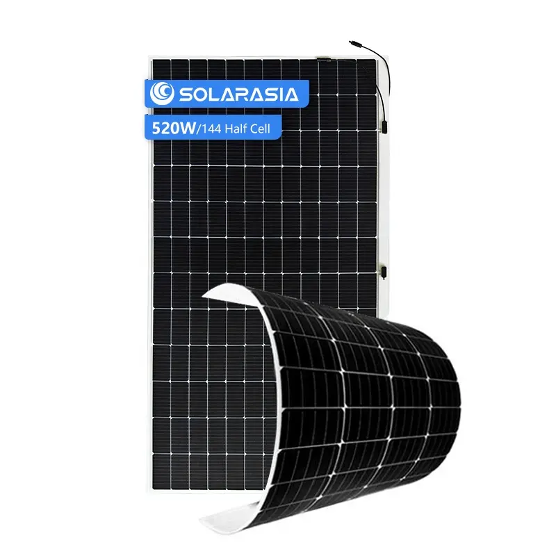 Sunman Panneau solaire flexible à haute efficacité 430W 520W Panneaux solaires PV pliants mono pour système d'alimentation domestique