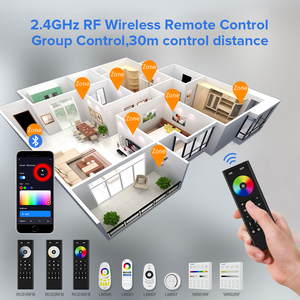 Tuya WiFi Alexa Voice Google Home CCT RGB RGBW RGBCCT диммер светодиодный синий зубной световой контроллер - Product Image 5