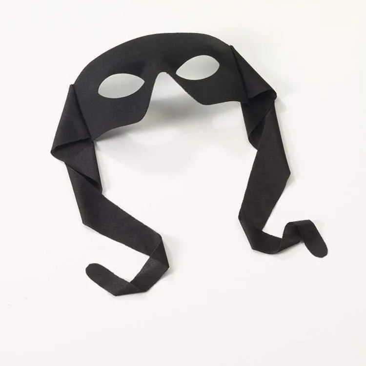 Máscara de cosplay de halloween para hombre enmascarado, con corbatas venecianas, Mardi Gras, accesorio de disfraz, novedad