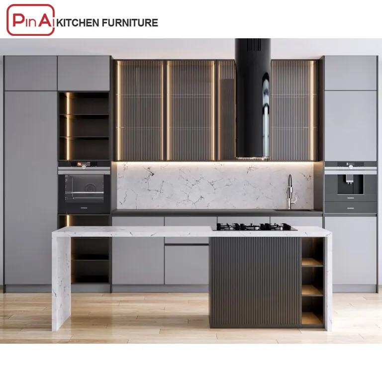 PINAI new model furniture modular kitchen wall cabinet dining sets kitchen furniture china