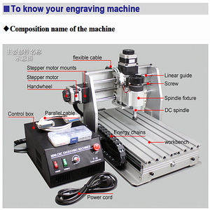 迷你台式CNC路由器CNC 3020T-DJ从3020T升级迷你CNC铣床木工车床雕刻路由器用于PCB/木材 - Product Image 3