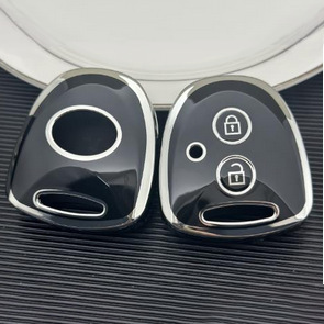 2 düğme araba anahtarı kapağı kap durumda korumak için Grand WIGO Avanza Daihatsu Xenia için PERODUA Alza Myvi Axia Perodua anahtar kapak - Product Image 3