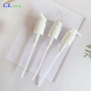 LZ包装3.3盎司4盎司5盎司6.7盎司8.3盎司10盎司白盖塑料身体乳液包装定制私人标签空泵乳液瓶