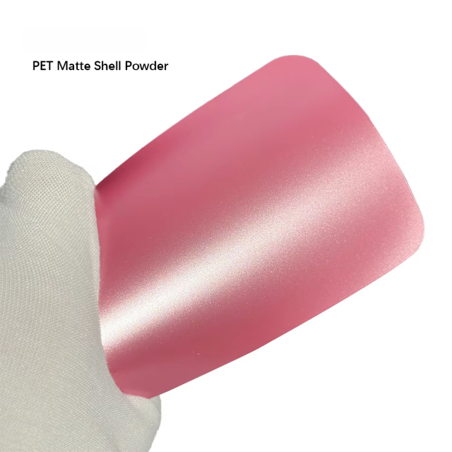 Poudre de coquille mate PET
