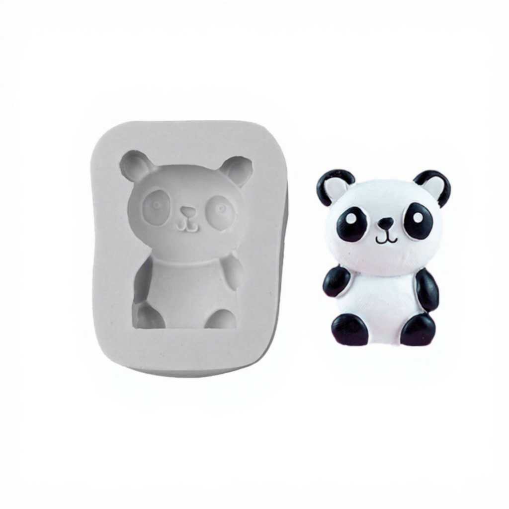 7 moules panda blanc