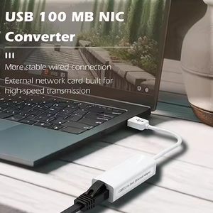 Usb-a到以太网适配器、10/100 Mbps网络适配器、RJ45有线局域网互联网适配器，适用于任天堂MacBook Surface MacOS Linux - Product Image 5