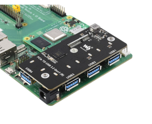 PCIe zu USB 3.2 Gen1 Adapter für Raspberry Pi CM4 IO Board 4-Port Industrial Expansion Hot-Swap able CE/FCC-zertifiziert - Product Image 4