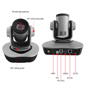 HD 1080P 12X HD-MI SDI IP Output Mode Meeting Use Video Conference <strong>Camera</strong> 3D <strong>LCD</strong> <strong>Display</strong> USB Joystick Keyboard Controller Kit