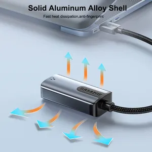 SAMZHE USB Ethernet USB 3.0 2.0 bis RJ45 HUB für Computer Ethernet Adapter Netzwerk karte USB Xiaomi Mi Box S Nintendo Switch - Product Image 5