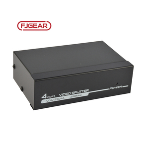 FJ-2504A Fjgear Video Graphics Array HD Splitter <strong>4</strong> Port <strong>VGA</strong> 250MHZ Video Splitter <strong>1</strong> <strong>Input</strong> <strong>4</strong> <strong>Output</strong> Plug and Play - Product Image 5