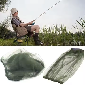 Llegada Seguro Viaje Camping Gorra de malla Midge Mosquito Insecto Sombrero Insecto Malla Cabeza Red Cara Cabeza Protector Malla - Product Image 3